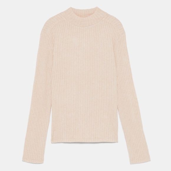 Zara Sand Soft Touch Long Sleeve Shirt - Picture 8 of 8
